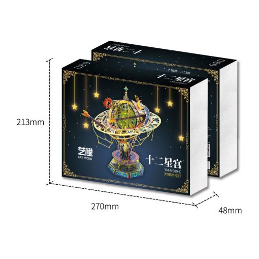 Twelve Constellations DIY 3D Metal Model Kits