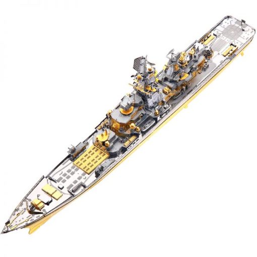 Piececool Russian Battlecruiser Pyotr Velikiy P110-GS 3D Metal Puzzle DIY Assemble Model Kits Laser Cut Jigsaw Toys