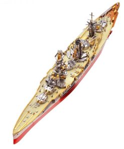 Piececool Japan Fuso Battleship 3D Metal Model Kits DIY Assemble Puzzle Laser Cut Jigsaw Toy P127 (1)