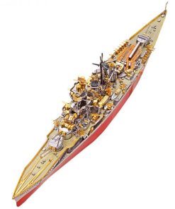 Piececool Japan Kongou Battleship 3D Metal Model Kits DIY Assemble Puzzle Laser Cut Jigsaw Toy P128 (1)