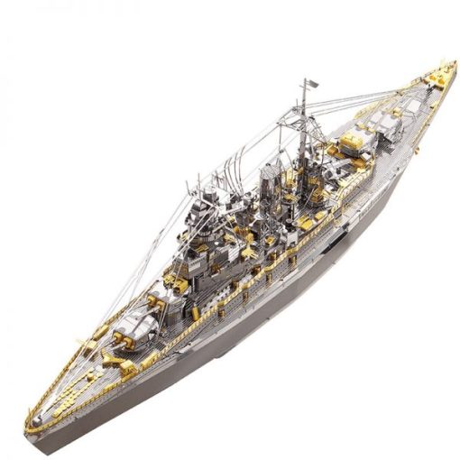 Piececool Japan Nagato Class Battleship P091-SG Diy 3D Metal Model Kits Nano Puzzle Laser Cut Assemble Jigsaw Toys (1)