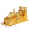 Piececool Notre Dame Cathedral Paris P016-G DIY 3D Metal Model Kits Nano Puzzle Laser Cut Assemble Jigsaw Toys