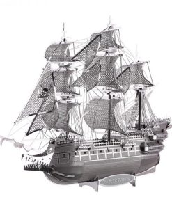 Piececool The Flying Dutchwan Pirate Ship P040-S DIY 3D Metal Model Kits Nano Puzzle Laser Cut Assemble Jigsaw Toys (1)