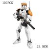 Disney Star War Clone Commander Building Block Figure Dolls Brick Toy For Children